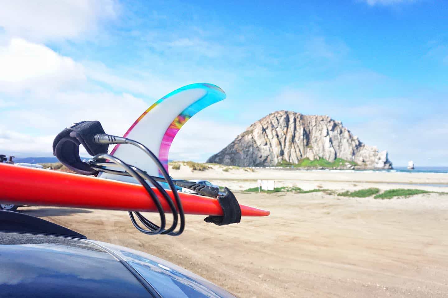 Photo Credit required @fortheloveofview805 Surfboard Morro Rock